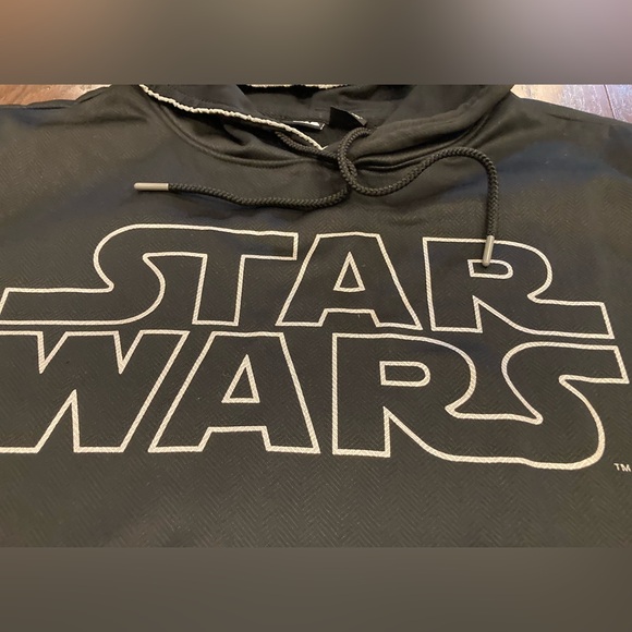 Star Wars Black Hoodie Men's XL Pullover With Pockets - Picture 2 of 4